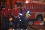 ARIQUEMES: Corpo de Bombeiros combate incêndio em estabelecimento comercial na Av. Tancredo Neves