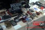 ARIQUEMES: Durante investigações Polícia Civil detém elemento armado e apreende drogas e objetos roubados
