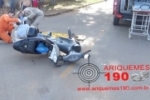 ARIQUEMES: Motociclista fica gravemente ferido após bater em carro no Setor 06
