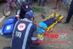 ARIQUEMES: Crian&ccedil;a cai de bicicleta e &eacute; socorrida pelo SAMU no Setor 06