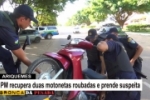 ARIQUEMES: PM recupera duas motonetas roubadas e prende suspeita