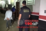ARIQUEMES: Elementos s&atilde;o surpreendidos pela Patrulha Alfa roubando em resid&ecirc;ncia 