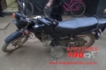 ARIQUEMES: PM localiza no Apoio Social motocicleta roubada em Alto Para&iacute;so