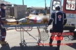 ARIQUEMES: Rapaz sofre escoria&ccedil;&otilde;es em acidente envolvendo carro e moto no Setor 06