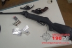 ARIQUEMES: Sujeito com armas e muni&ccedil;&otilde;es &eacute; preso pela PRF na BR&ndash;364