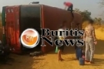 BURITIS: Dire&ccedil;&atilde;o quebra e &ocirc;nibus capota na Zona Rural