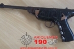 ARIQUEMES: Menores com rev&oacute;lver e motoneta roubada s&atilde;o detidos pela PM no Setor 04