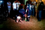 PORTO VELHO: Motociclista &eacute; socorrido em estado grave ap&oacute;s atropelar pedestre