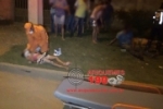ARIQUEMES: Acidente na Av. Perimetral Leste deixa dois adultos e uma criança feridos