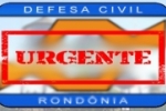 ATEN&Ccedil;&Atilde;O: Defesa Civil do Estado de Rond&ocirc;nia emite nota de alerta 