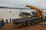 PORTO VELHO: ACIDENTE – Caminhão afunda com três pessoas no Rio Madeira