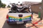 ARIQUEMES: Alarme dispara e menor &eacute; apreendido com moto roubada