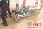 ARIQUEMES: Moto furtada no centro da cidade &eacute; abandonada na BR&ndash;364