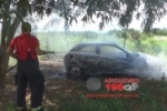 ARIQUEMES: Carro pega fogo e proprietário fica com prejuízo de aproximadamente 15 mil reais