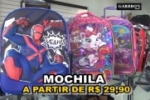 ARIQUEMES: Mochilas com os menores pre&ccedil;os da cidade voc&ecirc; encontra na Garbbo’s Center