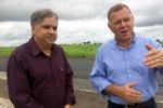 Geraldo da Rondônia recebe visita do deputado federal Lucio Mosquini