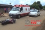 ARIQUEMES: Carro colide na traseira de moto que parou em faixa de pedestre da Av. Machadinho