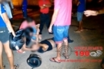 ARIQUEMES: Colisão frontal entre carro e moto no Setor 09 deixa homem com várias fraturas nos braços e pernas