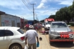 ARIQUEMES: Motociclista colide com Hilux na Av. Tabapuã e sofre escoriações