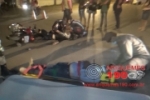 ARIQUEMES: Duas pessoas ficam feridas em acidente envolvendo carro e moto na Alameda Brasília