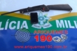 ALTO PARAÍSO: Guarnição do Sgt. Carlos coloca receptador atrás das grades – celular roubado foi recuperado e arma e munição foram apreendidas