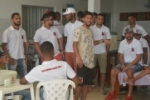 Real Ariquemes faz doação de alimentos arrecadados em partida de futebol