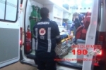 ARIQUEMES: Adolescente fica ferida ao cair de moto depois de passar por quebra molas