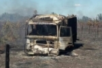 Incêndio destrói caminhão dos Bombeiros em Porto Velho