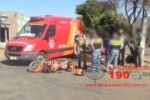 ARIQUEMES: Motociclista fica ferido após colisão com mototaxi na Av. Guaporé