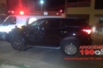 ARIQUEMES: Caminhonete colide em traseira de moto e arremessa motociclista na Av. Jamari