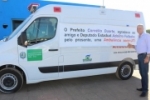 Adelino Follador entrega ambulância semi–UTI para São Miguel do Guaporé