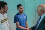Campeão paralímpico em Londres, Mateus Evangelista é recebido pelo governador Confúcio Moura 