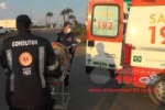 ARIQUEMES: Para evitar colisão com carro, motociclista sofre queda na BR–421
