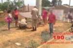 ARIQUEMES: Colisão de moto com bicicleta deixa mulher e criança feridas no Rota do Sol