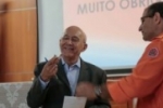 Em visita ao Comando do Corpo de Bombeiros, em Porto Velho, governador Confúcio Moura elogia economia e disciplina