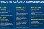 Setor 08 recebe serviços gratuitos do Projeto Ação na Comunidade neste sábado (26)