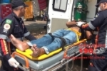 ARIQUEMES: Acidente envolvendo moto e motoneta deixa um condutor hospitalizado