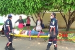ARIQUEMES: Colisão de motos deixa duas pessoas feridas no Parque das Gemas