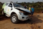 BURITIS: Acidente entre carro de funerária e fiat Strada deixa uma vítima fatal