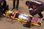 ARIQUEMES: Moto derrapa e causa queda de jovem na Av. Canaã