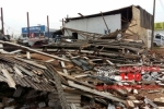 ARIQUEMES: Barracão de empresa é destruído por chuva com ventania no Setor Industrial