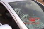 ARIQUEMES: Em acidente, motociclista atinge para–brisas de carro e vai parar no Hospital
