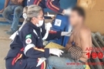 ARIQUEMES: Apenado fratura a clavícula em acidente de trabalho no Estádio Valerião
