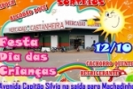 ARIQUEMES: Mercadão Castanheira convida para festa de dia das crianças nesta quinta–feira 12/10