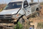 Carro funerario de Jaru se envolve em acidente em Theobroma