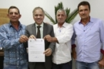 Geraldo da Rondônia recebe vereadores de Monte Negro