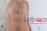 MONTE NEGRO: Albergado foragido tenta esconder tatuagem de palhaço e acaba preso pela Polícia Militar