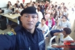 Sargento Carlos leva palestras de prevenção às drogas para Monte Negro