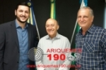 Ariquemes: Governador Confúcio Moura se reúne com Lucas e Adelino Follador na Prefeitura 