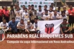 Ariquemes: Real Ariquemes Sub 18 campeão da Copa Internacional em Nova Andradina – MS 